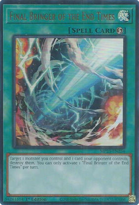 Final Bringer of the End Times - MP25-EN254 - Ultra Rare 1st Edition