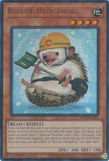 Rescue Hedgehog - MP25-EN261 - Ultra Rare 1st Edition