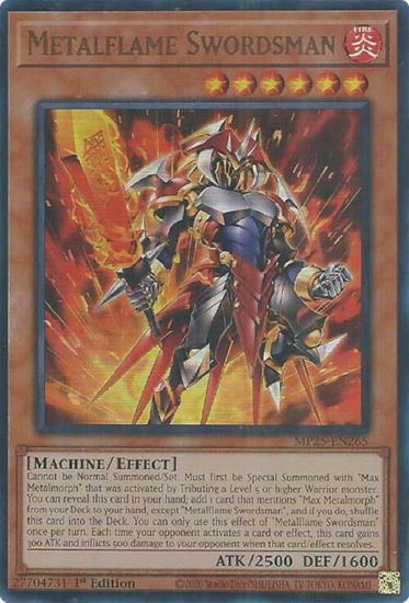 Metalflame Swordsman - MP25-EN265 - Ultra Rare 1st Edition