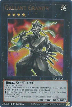 Gallant Granite - MP25-EN286 - Ultra Rare 1st Edition