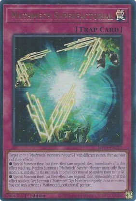 Mathmech Superfactorial - MP25-EN287 - Ultra Rare 1st Edition