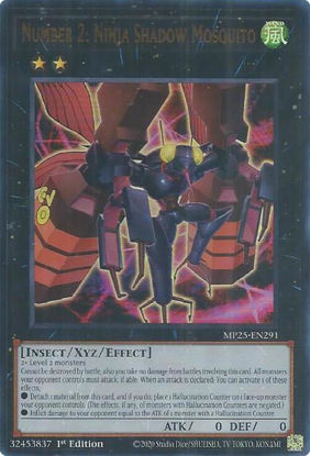 Number 2: Ninja Shadow Mosquito - MP25-EN291 - Ultra Rare 1st Edition