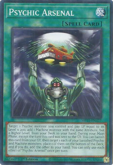 Psychic Arsenal - MP25-EN327 - Common 1st Edition