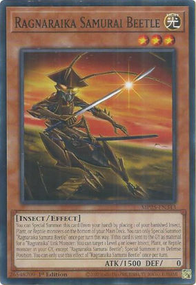 Ragnaraika Samurai Beetle - MP25-EN343 - Common 1st Edition