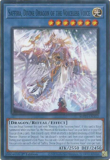 Saffira, Divine Dragon of the Voiceless Voice - MP25-EN352 - Common 1st Edition