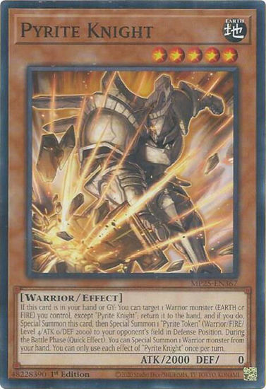 Pyrite Knight - MP25-EN367 - Common 1st Edition