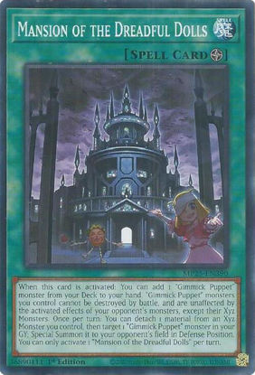 Mansion of the Dreadful Dolls - MP25-EN390 - Common 1st Edition