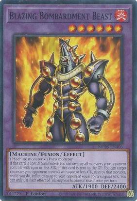 Blazing Bombardment Beast - MP25-EN406 - Common 1st Edition