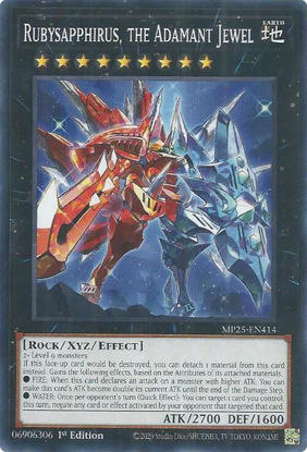 Rubysapphirus, the Adamant Jewel - MP25-EN414 - Common 1st Edition