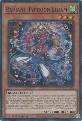 Radiant Typhoon Eldam - DOOD-EN013 - Super Rare 1st Edition