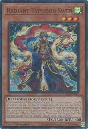 Radiant Typhoon Swen - DOOD-EN014 - Ultra Rare 1st Edition