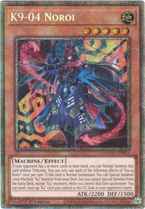 K9-04 Noroi - DOOD-EN025 - Starlight Rare 1st Edition