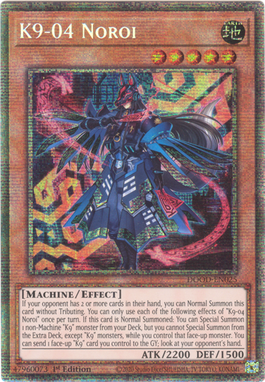 K9-04 Noroi - DOOD-EN025 - Starlight Rare 1st Edition