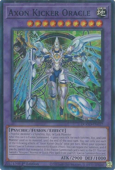 Axon Kicker Oracle - DOOD-EN037 - Super Rare 1st Edition