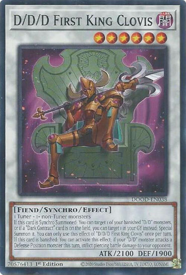 D/D/D First King Clovis - DOOD-EN038 - Common 1st Edition