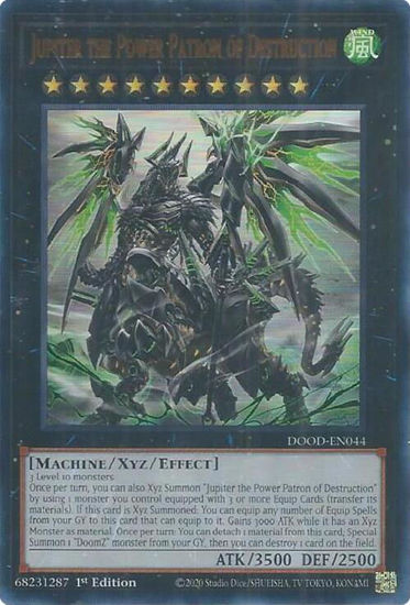 Jupiter the Power Patron of Destruction - DOOD-EN044 - Ultra Rare 1st Edition