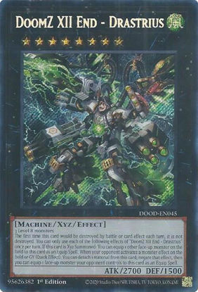 DoomZ XII End - Drastrius - DOOD-EN045 - Secret Rare 1st Edition