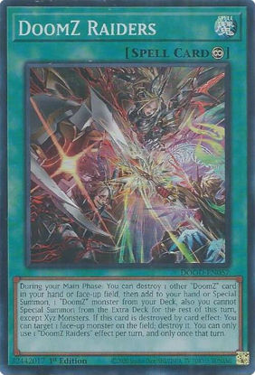 DoomZ Raiders - DOOD-EN057 - Super Rare 1st Edition