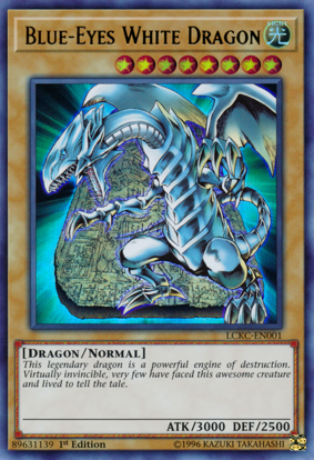 Blue-Eyes White Dragon (Ver.4) - LCKC-EN001 - Ultra Rare Unlimited