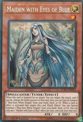 Maiden with Eyes of Blue - LCKC-EN012 - Secret Rare Unlimited