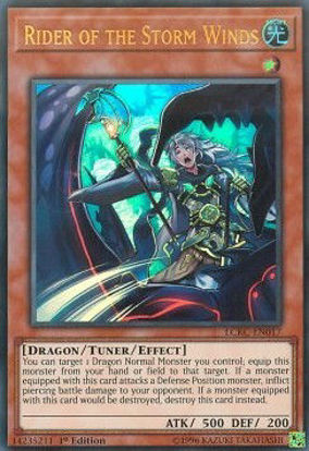 Rider of the Storm Winds - LCKC-EN017 - Ultra Rare Unlimited