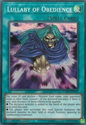 Lullaby of Obedience - LCKC-EN042 - Secret Rare Unlimited