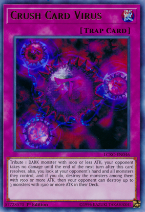 Crush Card Virus (Ver.1) - LCKC-EN046 - Ultra Rare Unlimited