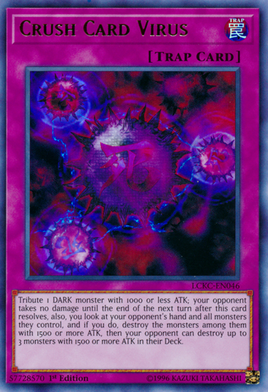 Crush Card Virus (Ver.1) - LCKC-EN046 - Ultra Rare Unlimited