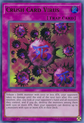 Crush Card Virus (Ver.2) - LCKC-EN046 - Ultra Rare Unlimited