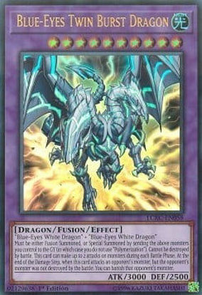 Blue-Eyes Twin Burst Dragon - LCKC-EN058 - Ultra Rare Unlimited
