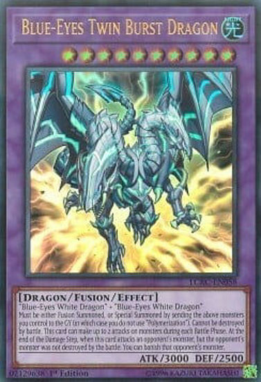 Blue-Eyes Twin Burst Dragon - LCKC-EN058 - Ultra Rare Unlimited