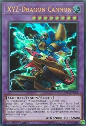 XYZ-Dragon Cannon - LCKC-EN061 - Ultra Rare Unlimited