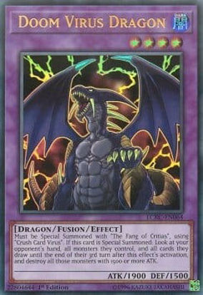 Doom Virus Dragon - LCKC-EN064 - Ultra Rare Unlimited