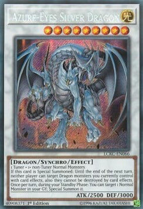 Azure-Eyes Silver Dragon - LCKC-EN066 - Secret Rare Unlimited