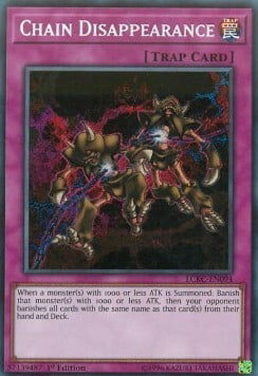Chain Disappearance - LCKC-EN094 - Secret Rare Unlimited