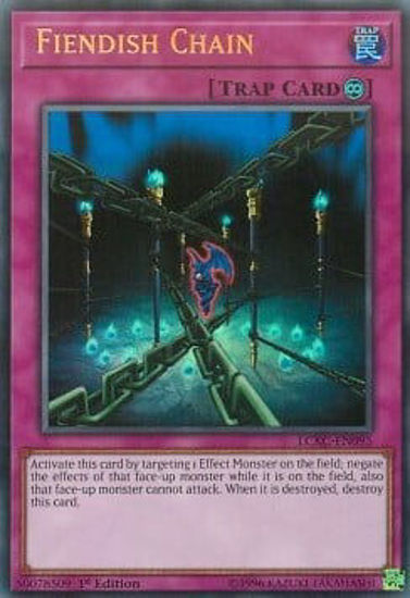 Fiendish Chain - LCKC-EN095 - Ultra Rare Unlimited