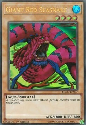 Giant Red Seasnake - LCKC-EN097 - Ultra Rare Unlimited