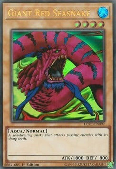 Giant Red Seasnake - LCKC-EN097 - Ultra Rare Unlimited