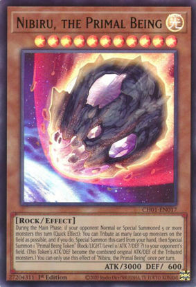 Nibiru, the Primal Being - CH01-EN017 - Ultra Rare 1st Edition