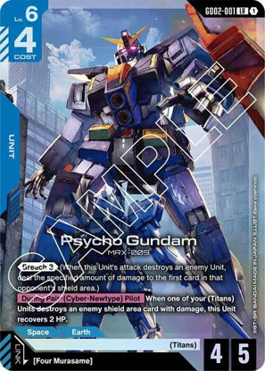 Psycho Gundam - GD02-001 - Legendary Rare