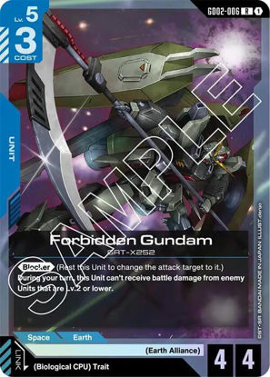 Forbidden Gundam - GD02-006 - Rare