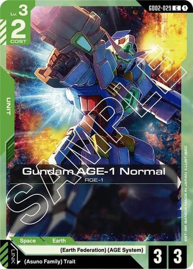 Gundam AGE-1 Normal - GD02-029 - Common