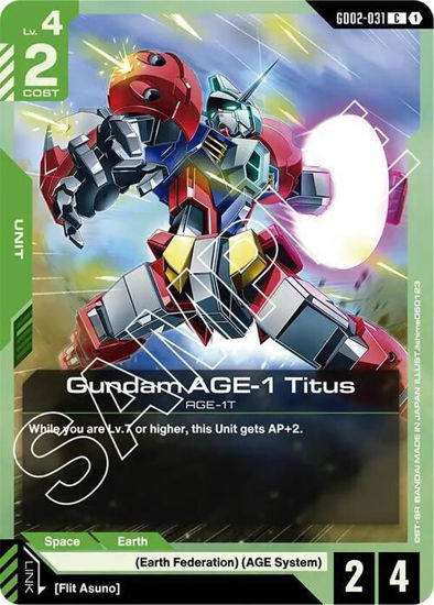 Gundam AGE-1 Titus - GD02-031 - Common