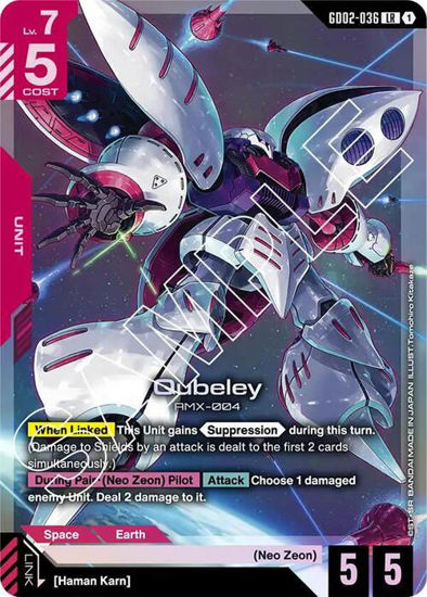 Qubeley - GD02-036 - Legendary Rare