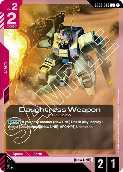 Daughtress Weapon - GD02-043 - Uncommon