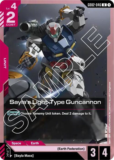 Sayla's Light-Type Guncannon - GD02-046 - Uncommon