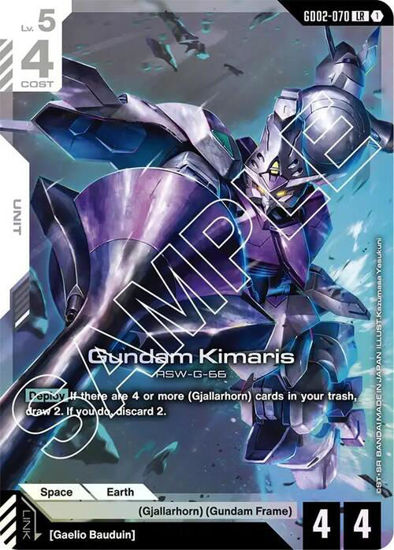 Gundam Kimaris - GD02-070 - Legendary Rare