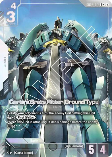 Carta's Graze Ritter (Ground Type) - GD02-073 - Rare +