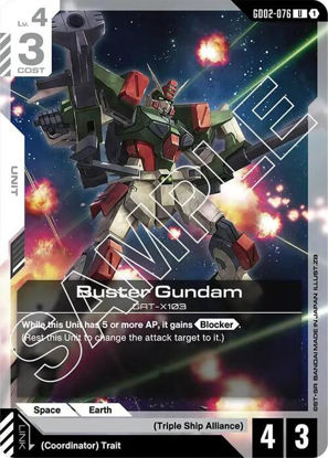 Buster Gundam - GD02-076 - Uncommon
