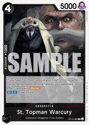St. Topman Warcury - OP13-089 - Rare